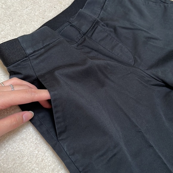 Black Uniqlo Dress Pants - Elastic Waist - Picture 3 of 5